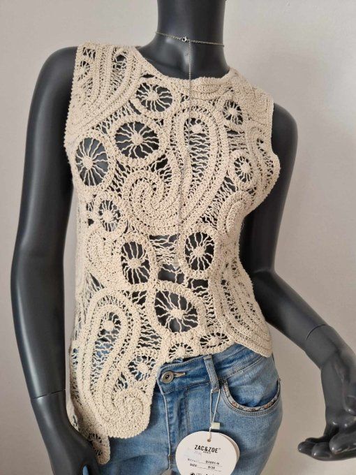 Top en crochet