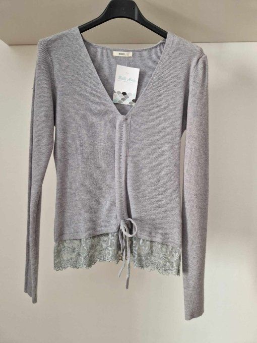 Pull gris 