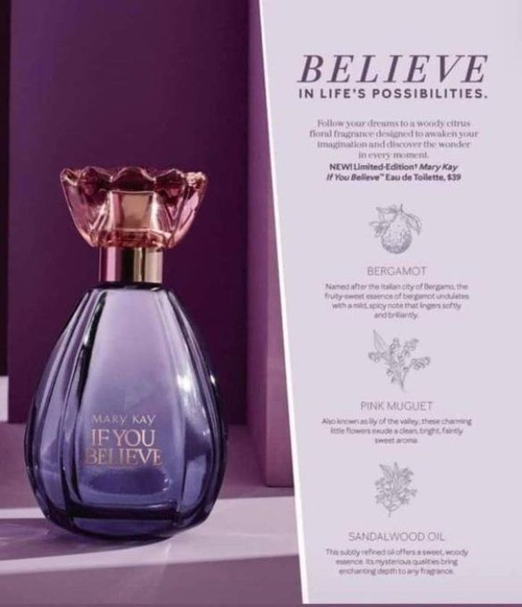 Eau de parfun " If you Believe "